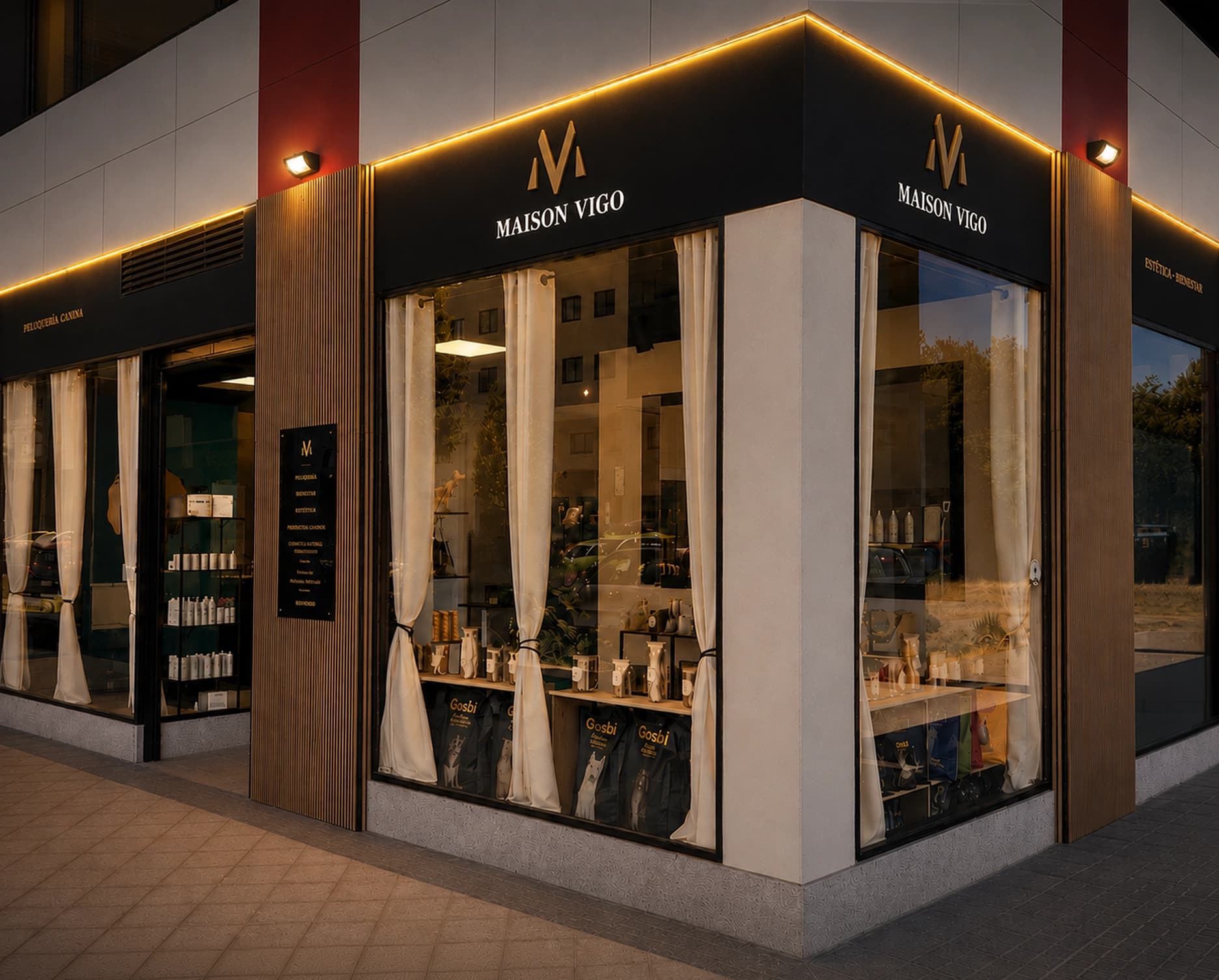 Imagen editorial del espacio Maison Vigo.